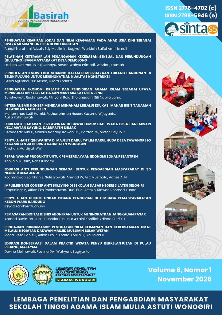 Cover Jurnal Al Basirah